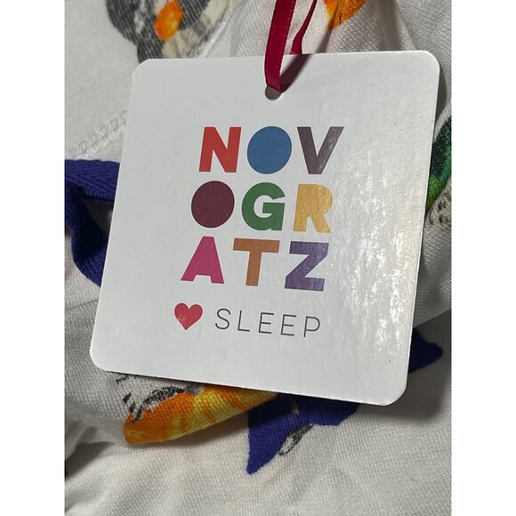 Novogratz Sleep Jogger Style Pajama Bottoms Halloween Pattern Gnomes Womens Size - Picture 7 of 8